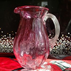 Vintage Pilgrim glass pitcher